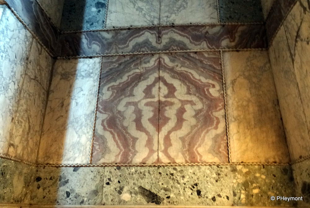 Marble patterns at Hagia Sophia, Istanbul