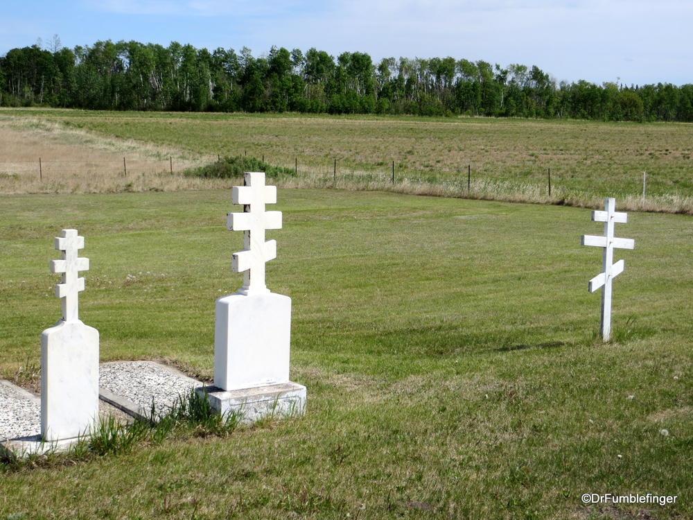 Orthodox Ukranian Cemetery, north of Dauphin, Manitoba