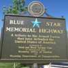 Blue Star Highway plaque, Cheyenne, Wyoming