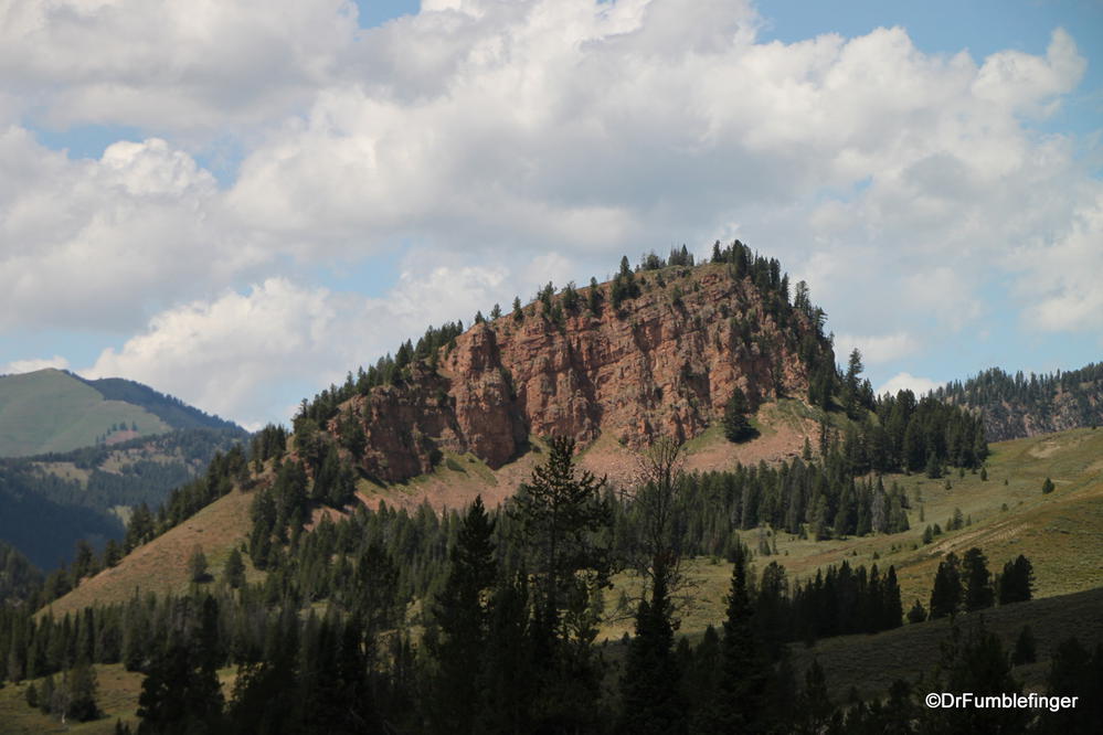 Hills south of Jackson, Wyoming