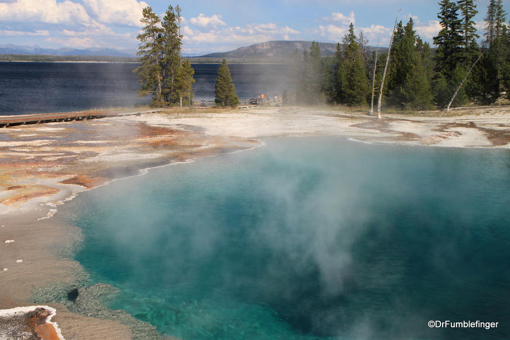 Hot pool, West Thumb geothermal region, Yellowstone National Park