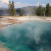 Hot pool, West Thumb geothermal region, Yellowstone National Park
