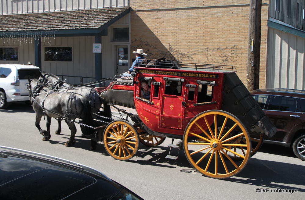 Ride around Jackson, Wyoming, in a stage coach