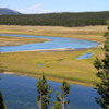 Yellowstone River in the Hayden Valley, Yellowstone NP