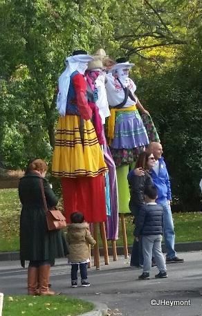 Stilt-Walkers, for Halloween and Day of the Dead