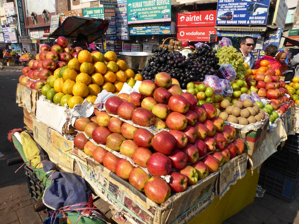 Small street market, Delhi