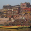 Dawn on the sacred Ganges River, Varanasi