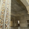 Fine marble with beautiful inlays, Red Fort, Agra