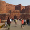 Visiting the Red Fort, Agra