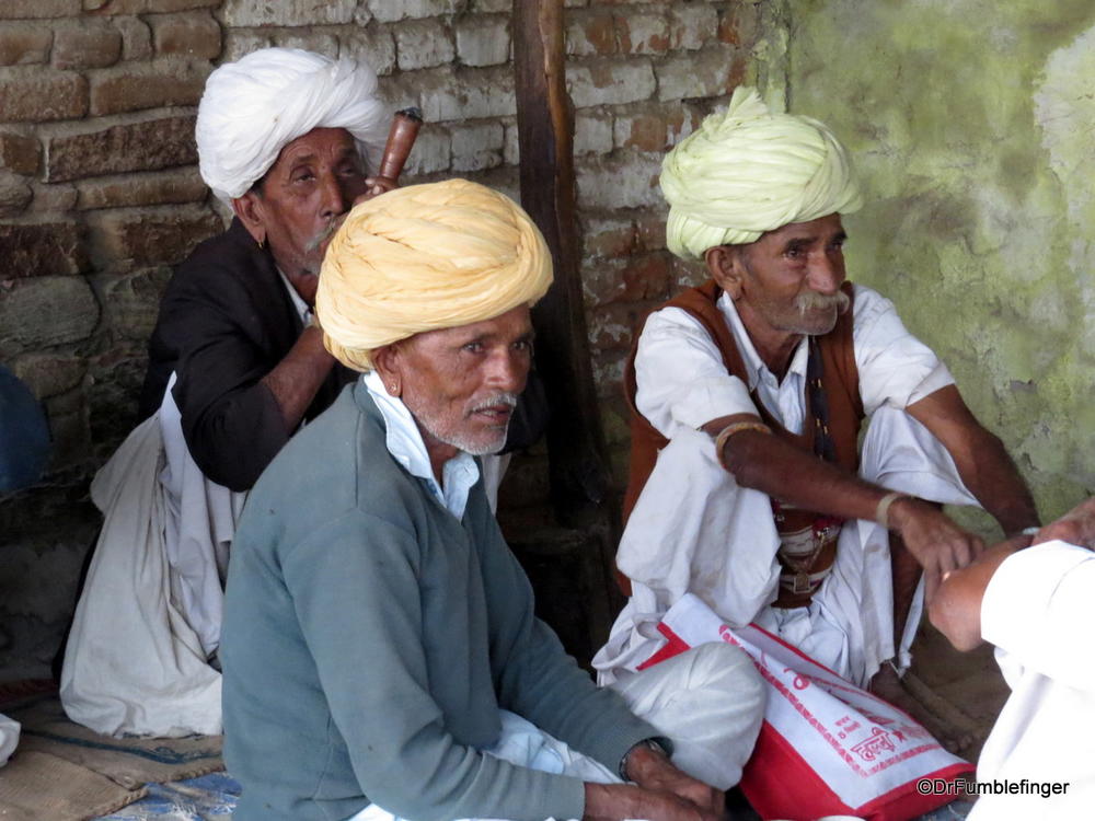Local men's gossip group, Jojawar, Rajasthan