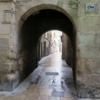Narrow lane with arch, Barri Gotic section of Barcelona