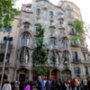Casa Batllo, one of the Gaudi designed buildings in Eixample, Barcelona
