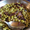 Jamon (ham) and beans -- remarkably tasty tapas dish, Madrid