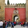 Entrance to Seville's ancient Alcazar