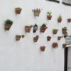 Wall hanging flower pots are common in the hilltop villages.  Arcos de la Frontera