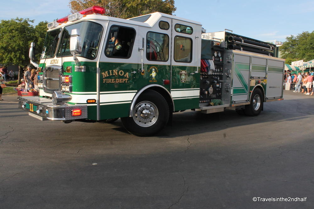 A green fire truck?