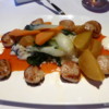 Scallops, risotto, turnips and other veggies.  Wonderful first meal in Halifax!