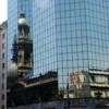 Reflections, Plaza de Armas, Santiago