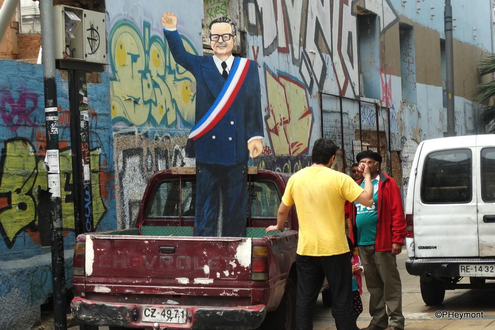Allende in Valparaiso, Chile