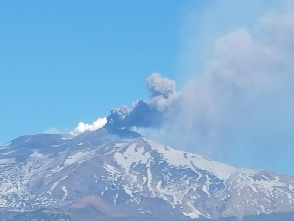 On the way to erupting Etna