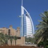 World famous symbol of Dubai, the luxurious Burj Al Arab