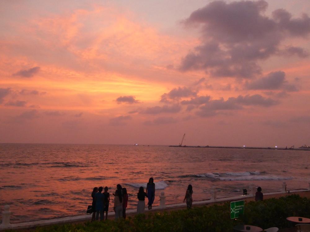 Another memorable sunset, Galle Face Hotel, Colombo