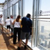 Viewing deck on the 148th floor SKY level, Burj Khalifa, Dubai at 555 m (1,821 ft)