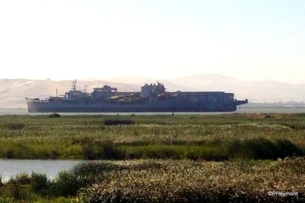 Almost a ghost: mothballed ships, California