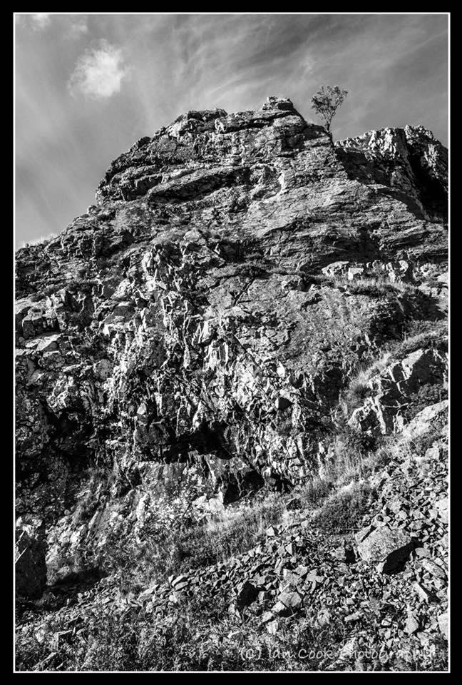 Dunsdale Crag Northumberland.
