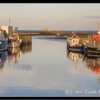 Seahouses harbour Northumberland.