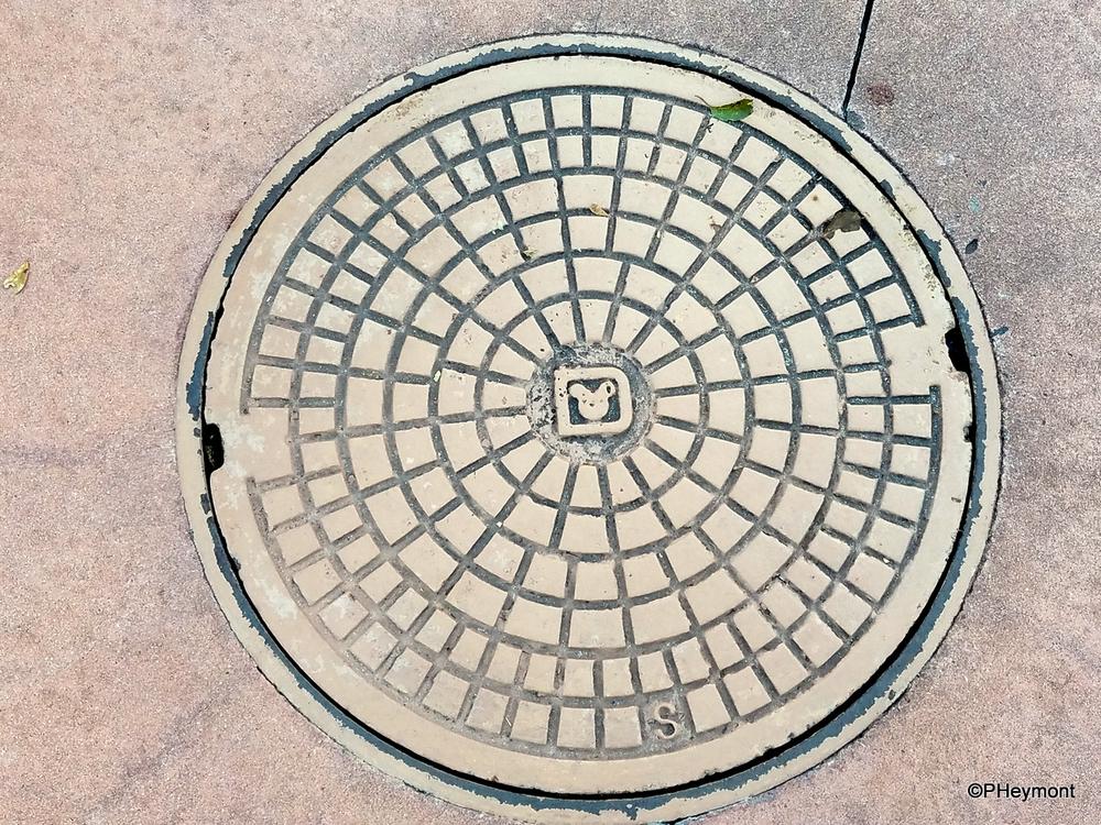 Mickey Manhole, Orlando, Florida