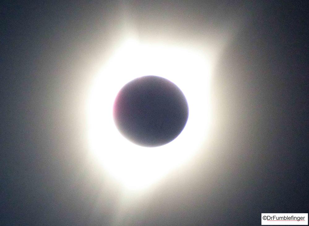 Totality!  Solar Eclipse, Baker City, Oregon