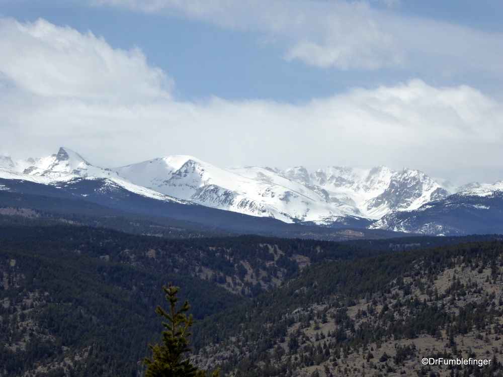 Snow covered Indian Peaks in the Colorado Rockies