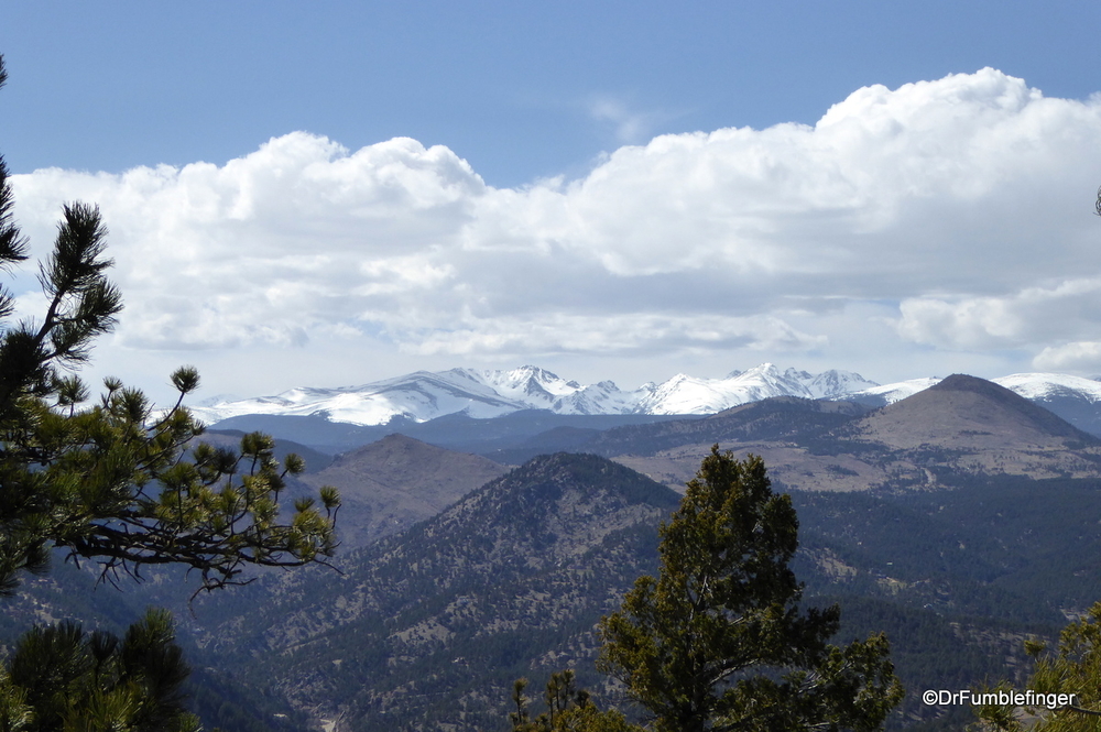 The Indian Peaks of Colorado's Rockies still have lots of snow on them