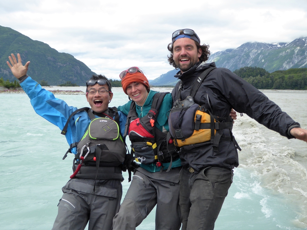 3 of the 4 expert guides who took great care of us:  Saku, Beth and Jeff.