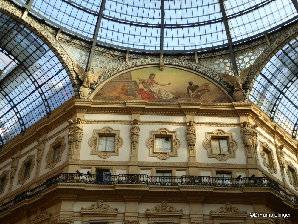 Fine detail and superb  craftsmanship in the Galleria Vittorio Emanuele II, Milan