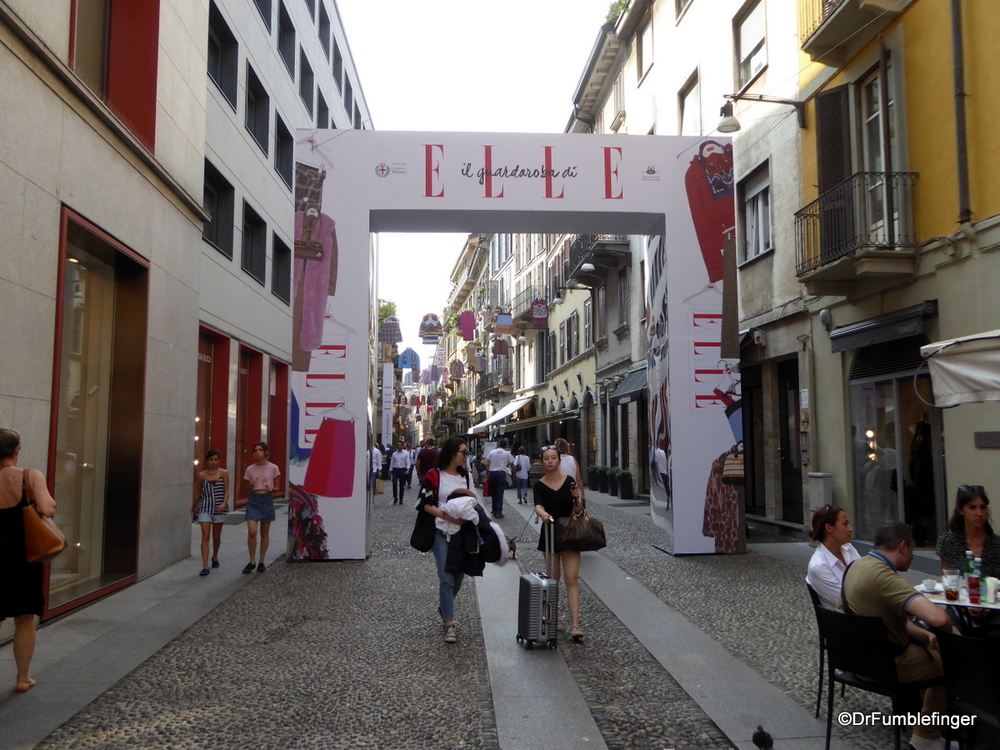 The Brera neighborhood was caught up in the Fashion Week madness