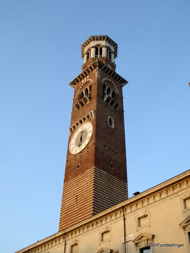 Torre del Lambert in Verona provides a great vantage point over the medieval city