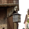 That's a very old lamp on an old building.  Verona
