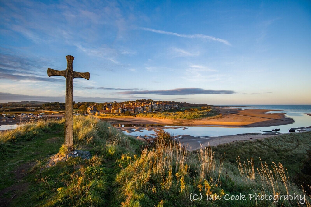 Alnmouth Northumberland at sunset.