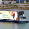 Billboard on a Barge