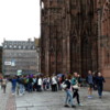 Waiting in the Rain, Strasbourg Cathedral