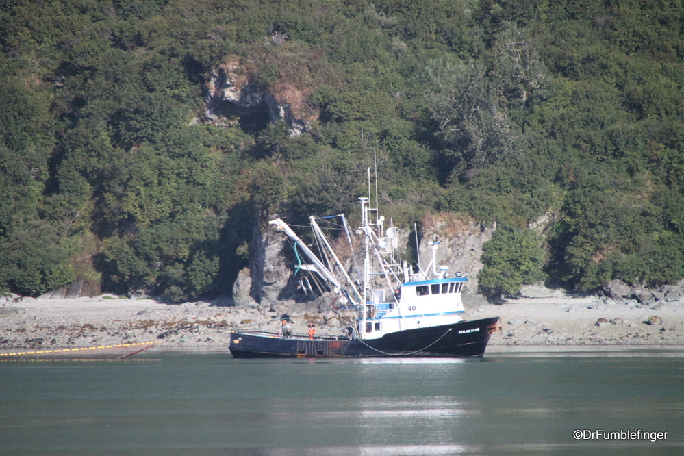 Commercial salmon fishing boat, Kukak Bay