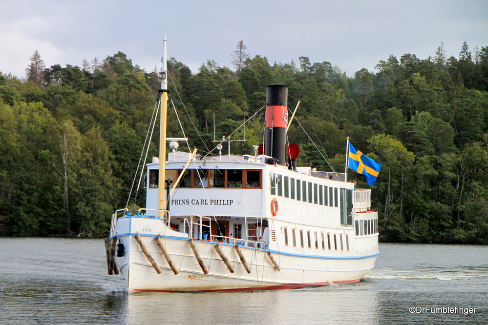 Took this old steamboat through the Stockholm Archipelago to Drottningholm.