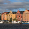 Lovely buildings along Norr Malarstrand, Stockholm