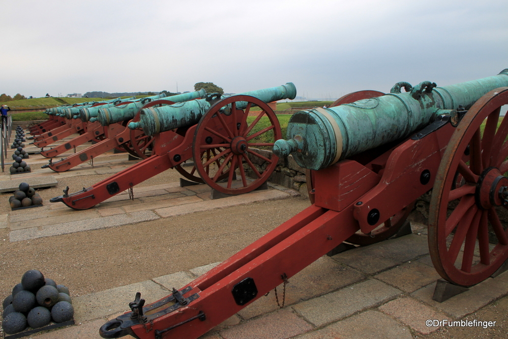 Cannons at Kronberg Castle in Helsingor