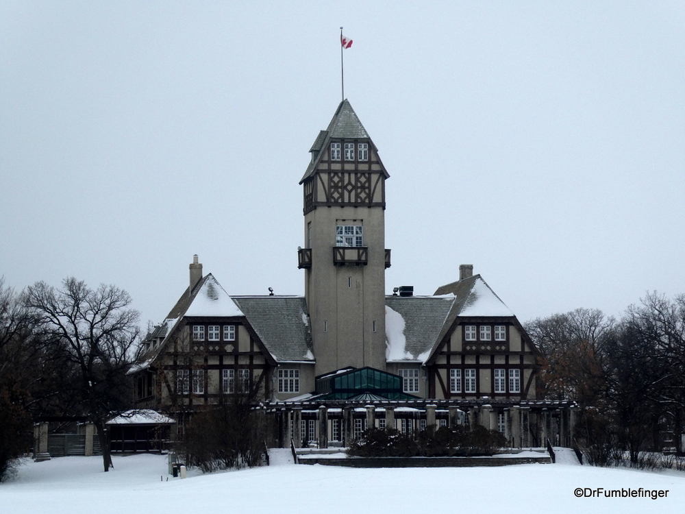 Assiniboine Park Pavilion in winter, Winnipeg