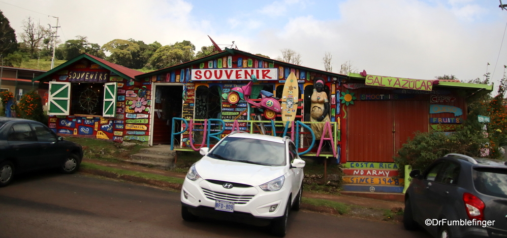 Souvenir shop north of San Jose, Costa Rica