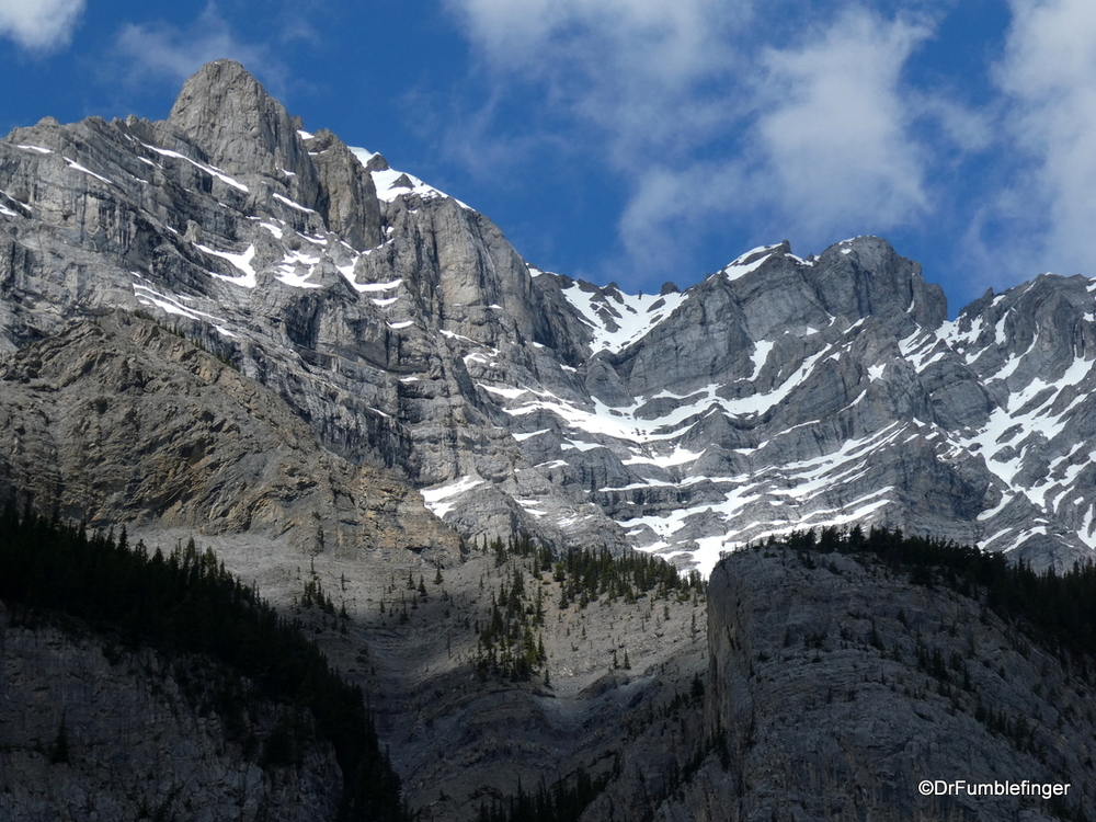 The peak of Cascade Mountain, Banff National Park