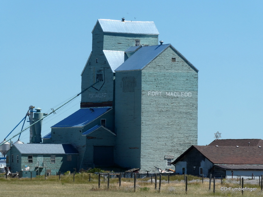 Another classic grain elevator, Fort MacLeod, Alberta